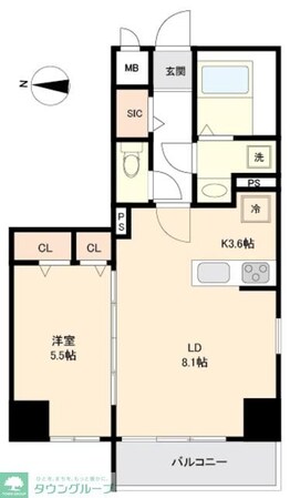 リテラス森下の物件間取画像